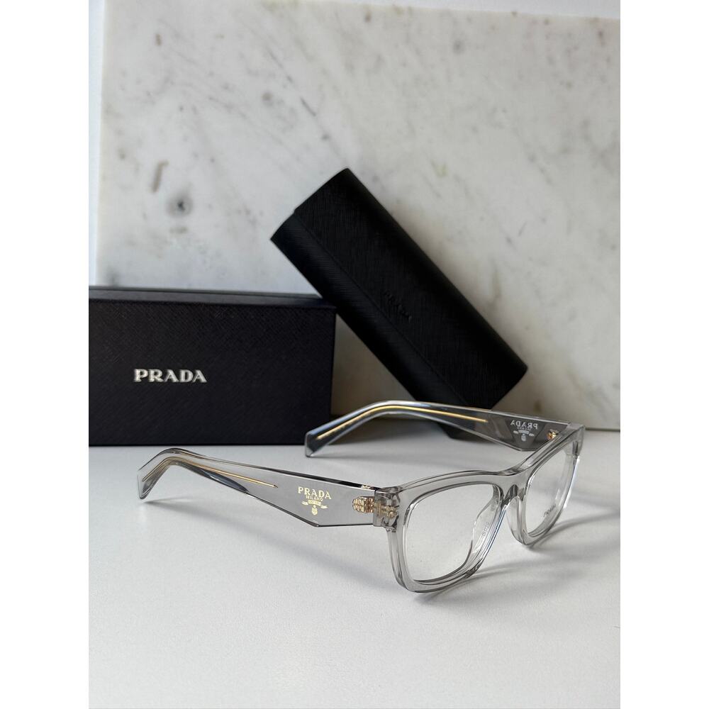 NEW Prada PR B01V Clear Cat Eye Eyeglasses Frames - Picture 5 of 8